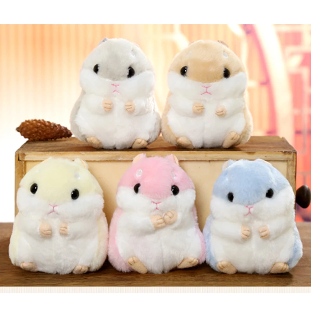Kawaii 10 CM Hamster Small Pendant Cute Japanese Mouse Plush Keychains