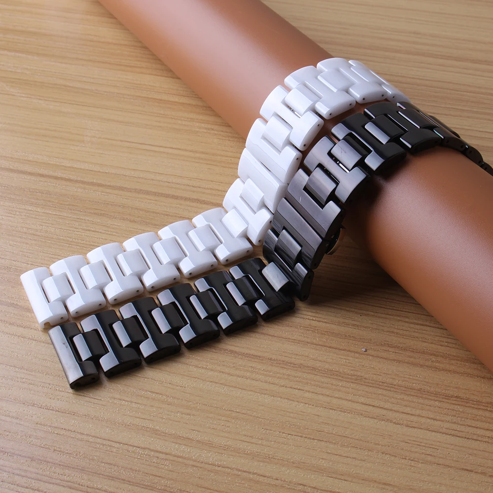 Meiliqing Watchbands True Ceramic Beautiful Watch strap bracelet 14mm