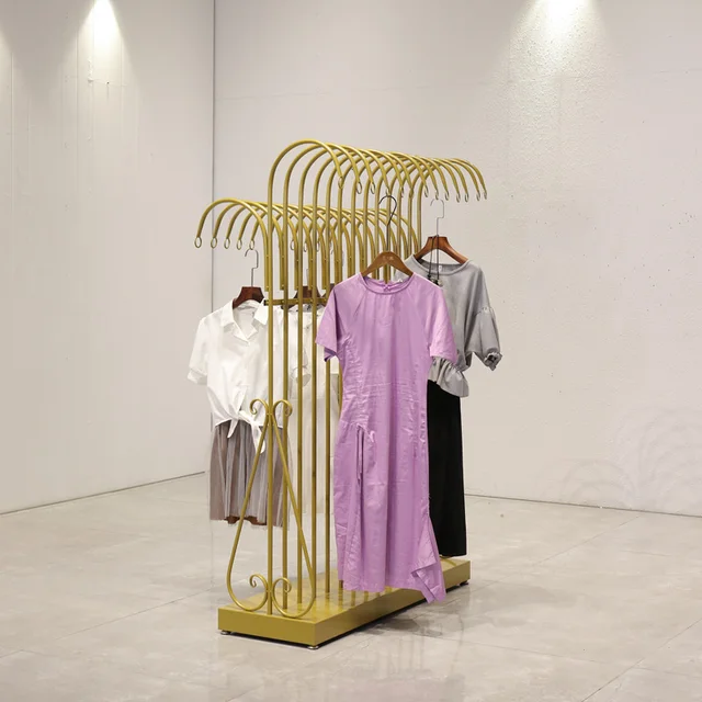 Arabian robe hangers Clothing store hanger display rack Hanging clothes