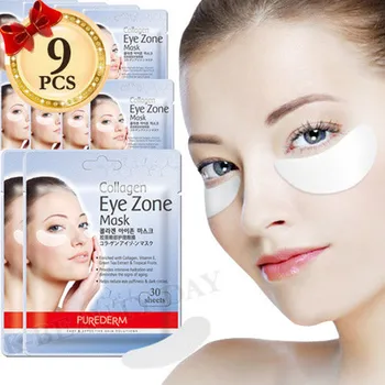 

Korea Cosmetic PUREDERM Collagen Eye Zone Mask 30 Sheets * 9pcs Eye Mask Sleep Mask Eye Patches Dark Circles Face Care Mask