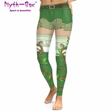 Рождественские женские спортивные Леггинсы, зимние праздничные брюки с принтом растений, спортивные штаны, костюм Санта-Клауса, Капри, колготки для фитнеса