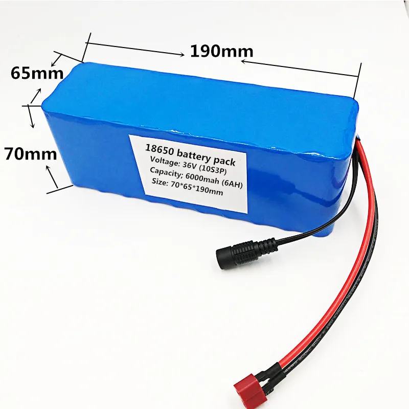 

Battery 36v 6ah bms 10s 3p akumulator 36v lithium battery pack for Ebike Motorcycle Electric Car Bicycle Scooter BMS