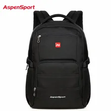 AspenSport Top Marca de Moda A Prueba De Agua Mochila Unisex hombres Mujeres Mochilas para Portátil Portátil Bolsa Mochila 15.6 to17 Pulgadas
