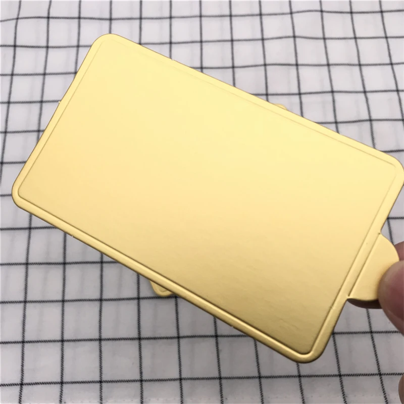 Aomily Gold 100 шт./компл. прямоугольный мусс для торта дощатка кекса десертные дисплеи