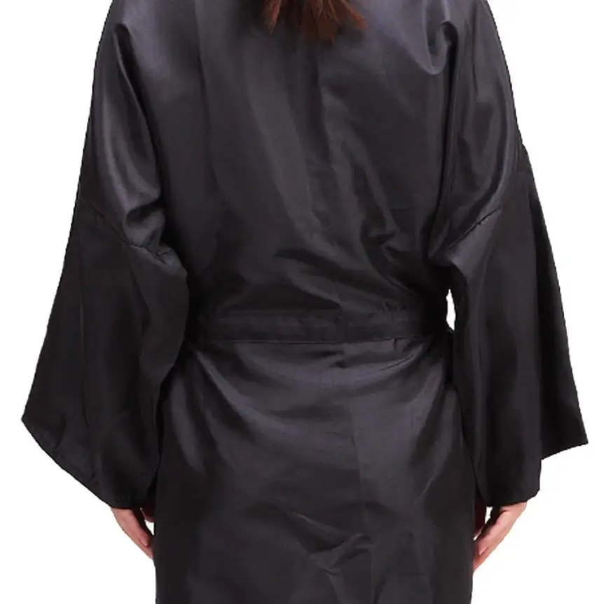Cutting Hair Waterproof Kimono Cloth Salon Barber Gown Cape Hairdresser 0511 dropship Cutting Hair Waterproof Kimono Cloth Salon Barber Gown Cape Hairdresser 0511 dropship