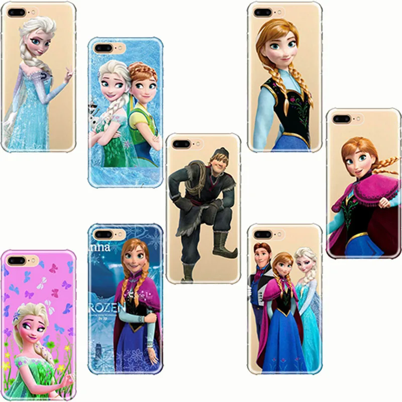 

Cartoon Princess Aisha Anna Elsa Kristoff Sven Olaf Soft Silicone Phone Case Cover for iPhone XR 6 6s 7 8 Plus X 5 5s SE XS MAX