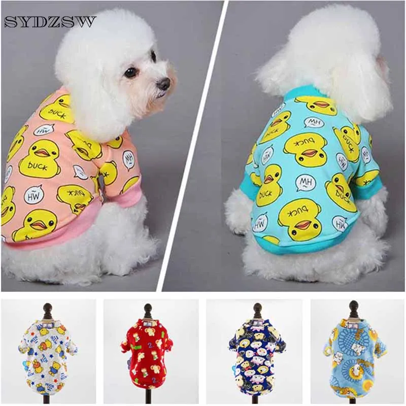 XS S M L XL Designer Dog Clothes Chihuahua Costume Printed Small Dog