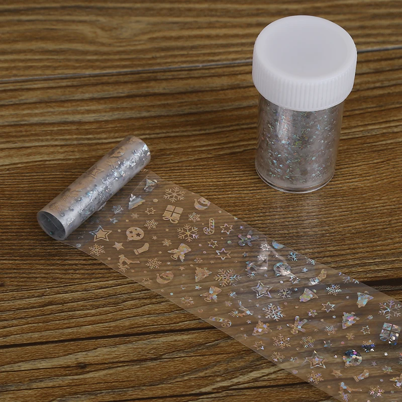1-Rolls-4-100cm-Christmas-Holographic-Nail-Foil-Laser-Tree-Elk-Snowflake-Nail-Art-Transfer