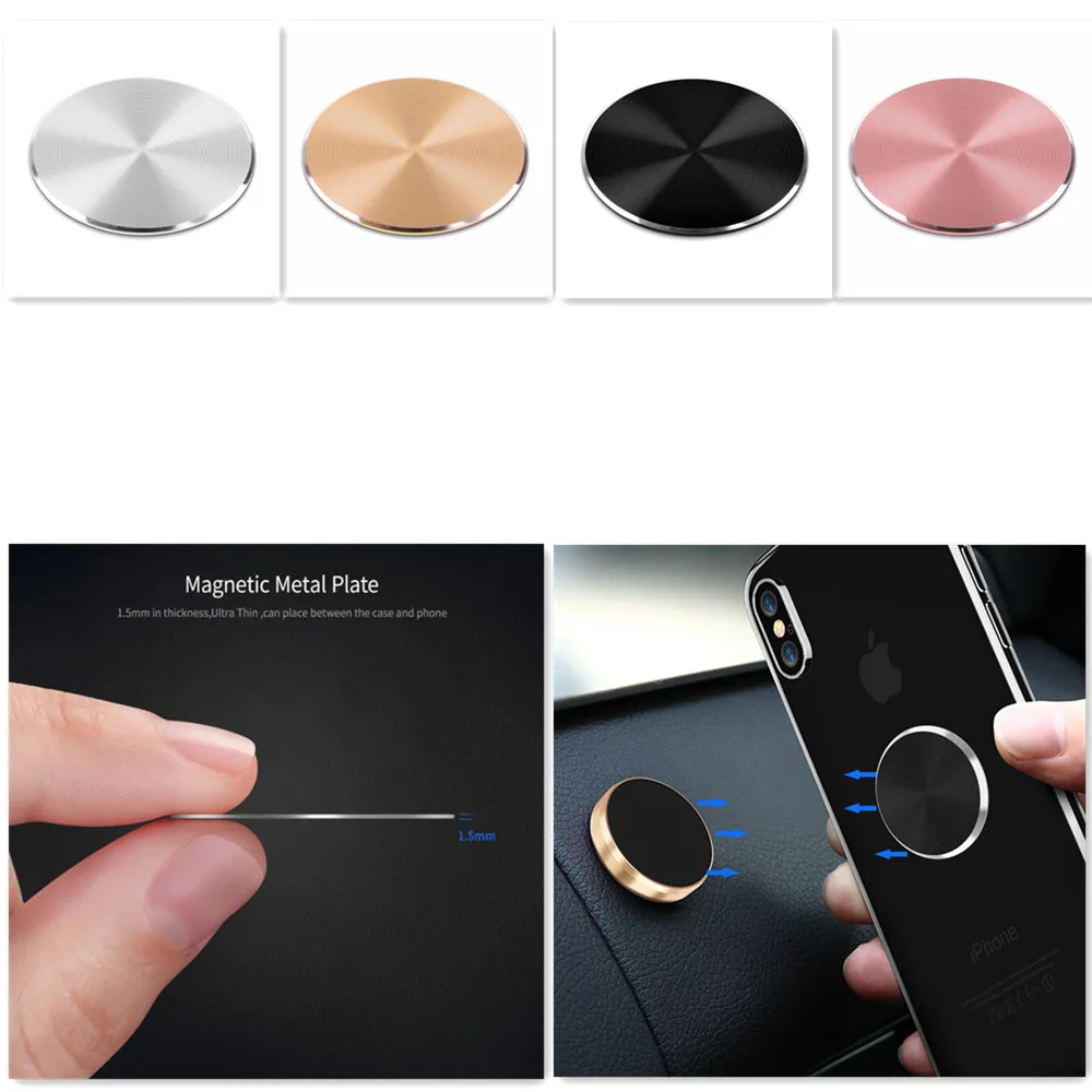 

Metal Plate Magnetic disk for Car Phone Holder Accessories Stand Magnetic plate Stainless Iron Sheet For Magnet Phone Support