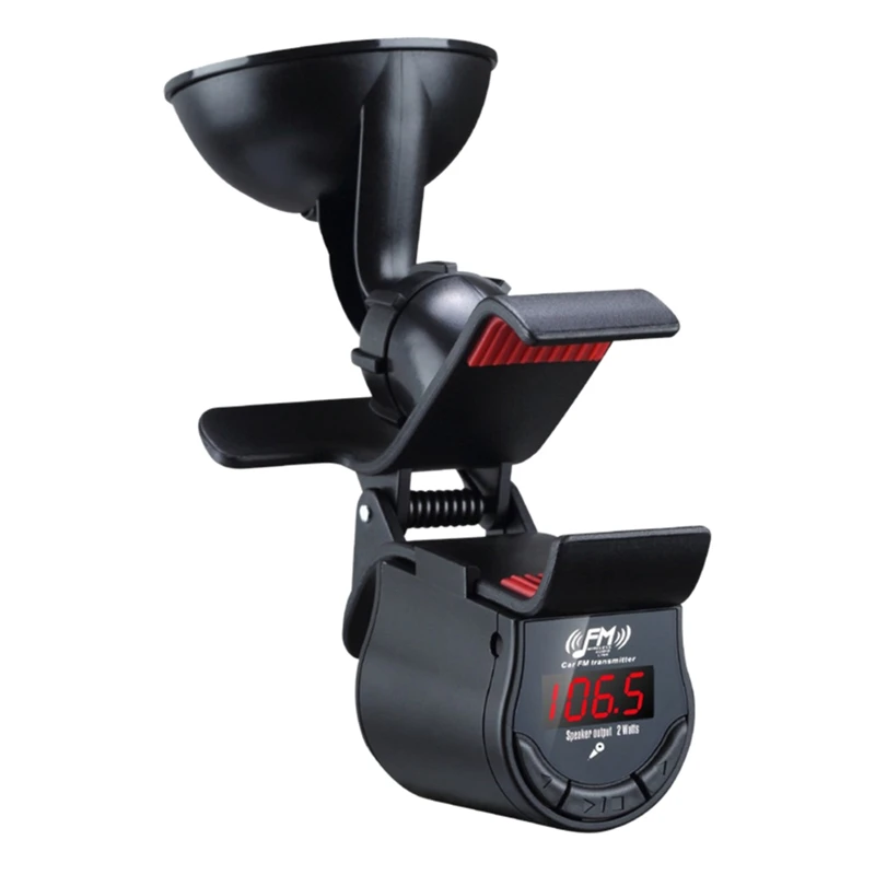 

Car Phone Holder Smart Charging Bluetooth Hands-Free Fm Transmitter Multi-Function Mp3 Gps Mobile Phone Holder