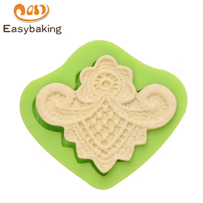 

DIY Fondant Cake Tools Baroque Style Silicone Arts Mold Decors Sugarcraft Icing Mould Kitchen Bakeware