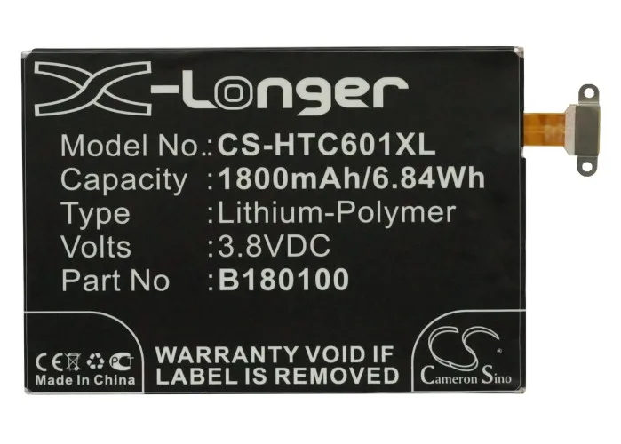 Cameron Sino 1800 мАч аккумулятор BL80100 BO58100 для HTC 601E 601N 601S 603e M4 One Mini mini LTE NA M4|1800mah battery|cameron