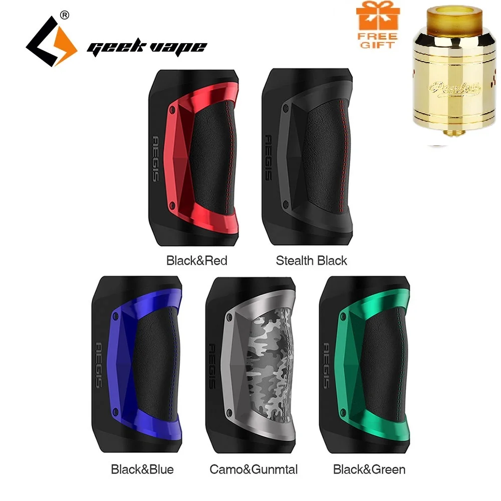 

Free Tank!!!! 80W Geekvape Aegis Mini Mod built-in 2200mah battery for Geekvape Cerberus Tank fast charging VS aegis legend Mod