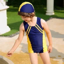 Обувь для мальчиков Дети Купальник Купальники для малышек цельный Одежда заплыва Костюмы w/Кепки комбинезон Шорты для женщин лайкра Защита от Солнца защиты UPF 50+ пляжная рубашка Обувь для девочек