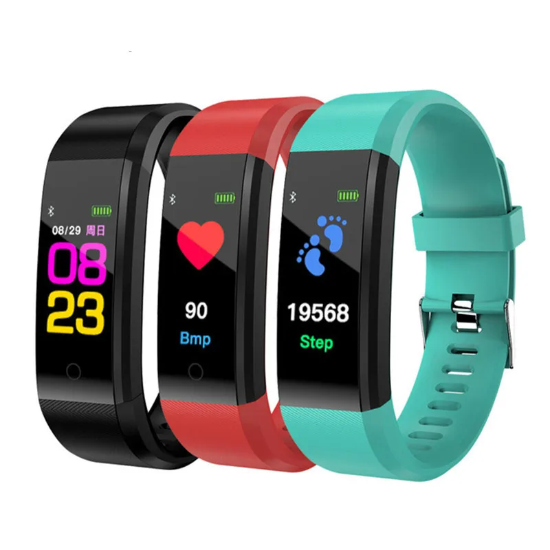 

Pedometer Waterproof Watch Smart Bracelet Fitness Bracelet Heart Rate Monitor Blood Pressure Monitor Smart Watch
