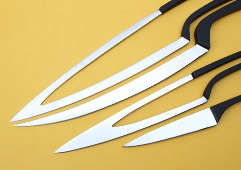 XITUO Kitchen knife 4pcs set Multi Cooking Tool stainless steel Durable chef knife Dining & Bar Unique special design knife set XITUO Kitchen knife 4pcs set Multi Cooking Tool stainless steel Durable chef knife Dining & Bar Unique special design knife set