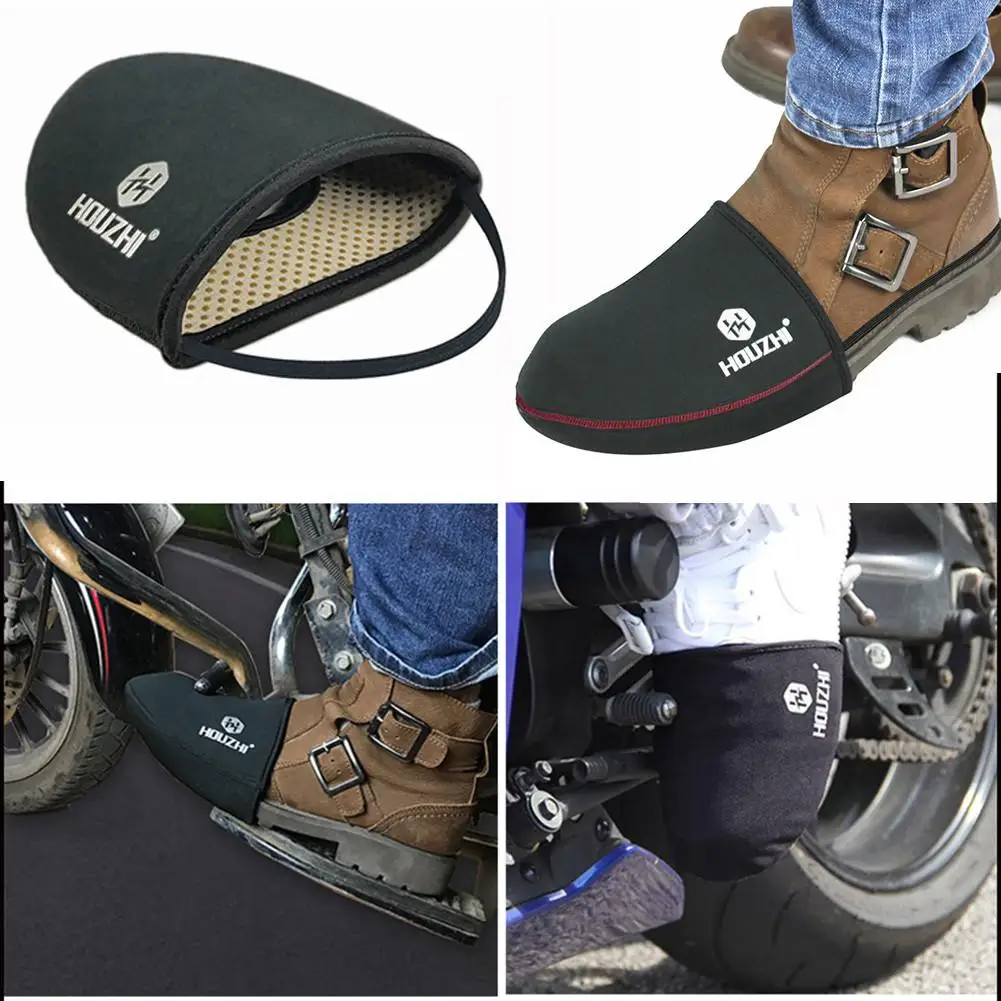1 шт. мотоциклетная Защитная крышка для обуви, противоскользящая водонепроницаемая крышка, аксессуары для переключения передач