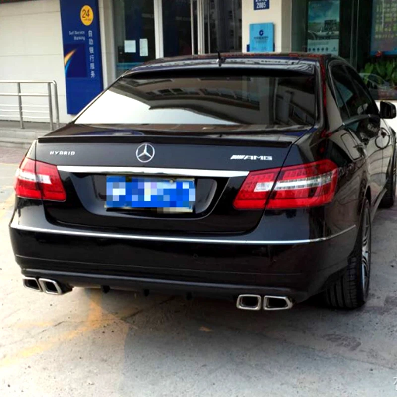 

For Mercedes Benz W212 2008-2015 Rear Roof Spoiler ABS Material Primer Color Car Tail Wing Decoration For E300 E320 E260 E63