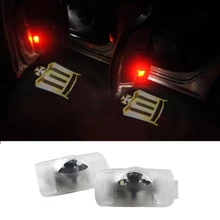 2X LED Logo Ghost Shadow Door light Welcome Lamp for Toyota Crown Prius Land Cruiser Reiz Camry Corolla Luce Porta Auto