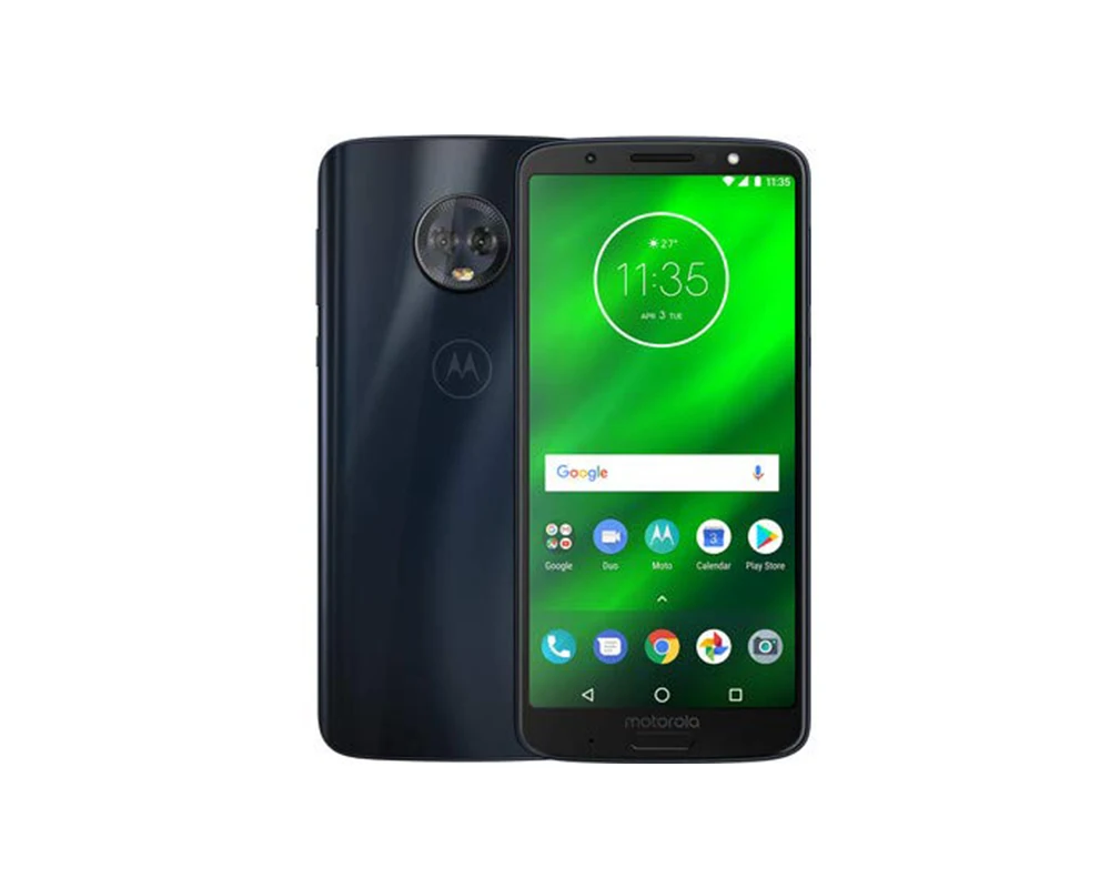 Разблокированный мобильный телефон Motorola MOTO G6 XT1925 с одной sim-картой, четыре ядра, Android 4G LTE, 5,7 дюймов, 12 МП, 3G ram, 32 ГБ rom