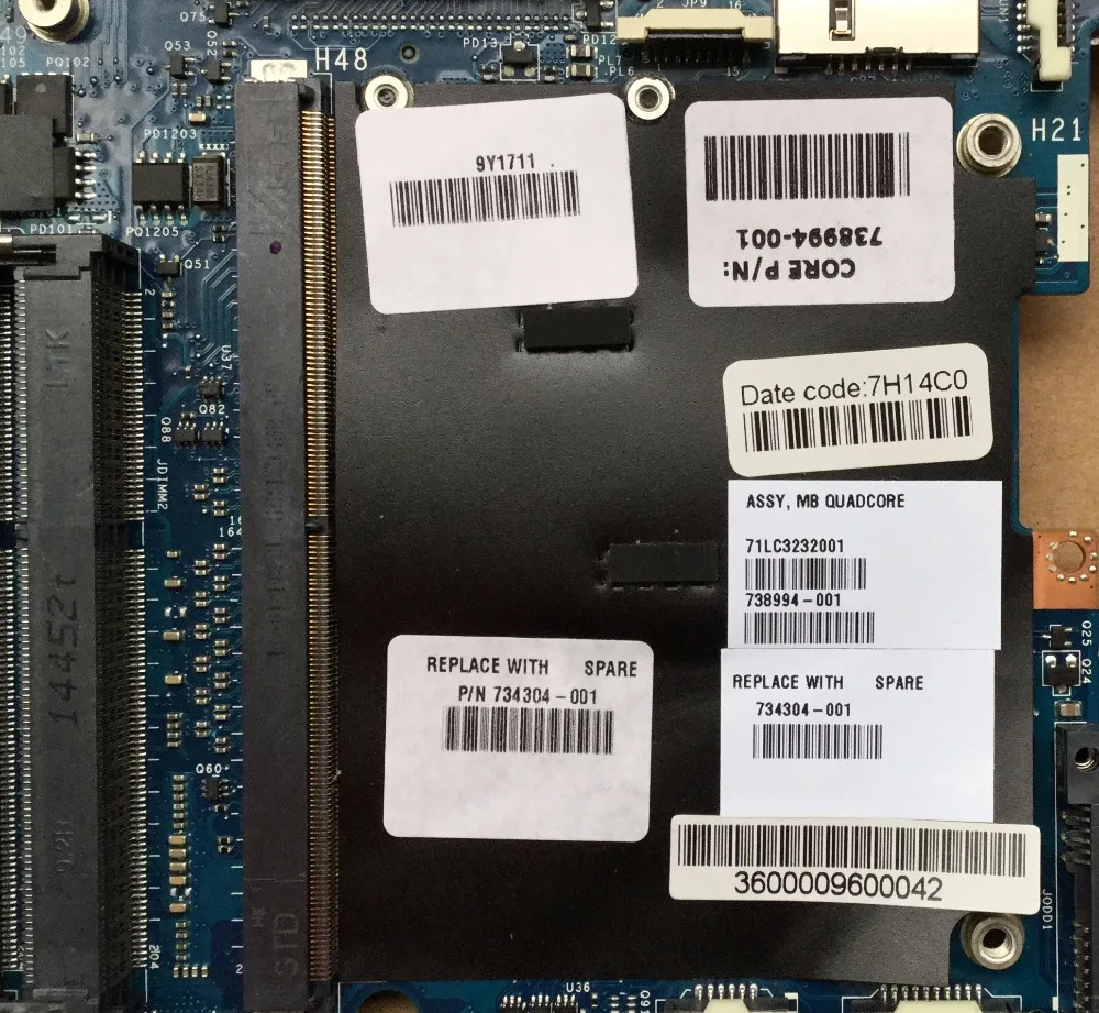 Материнская плата для ноутбука HP 734304 501 001 модель 601|motherboard motherboard|pc motherboardmotherboard for pc