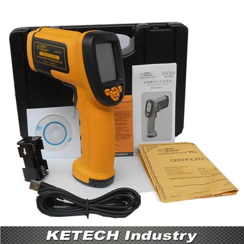 

AS872D Handheld Infrared Gun Type Thermometer -18C~1150C(-58F~2102F)