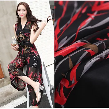 

Super Deal Chiffon Soft Dress Fabric On Sale DIY Fabric Light Breathable Scarf Cosplay Craft Fabric