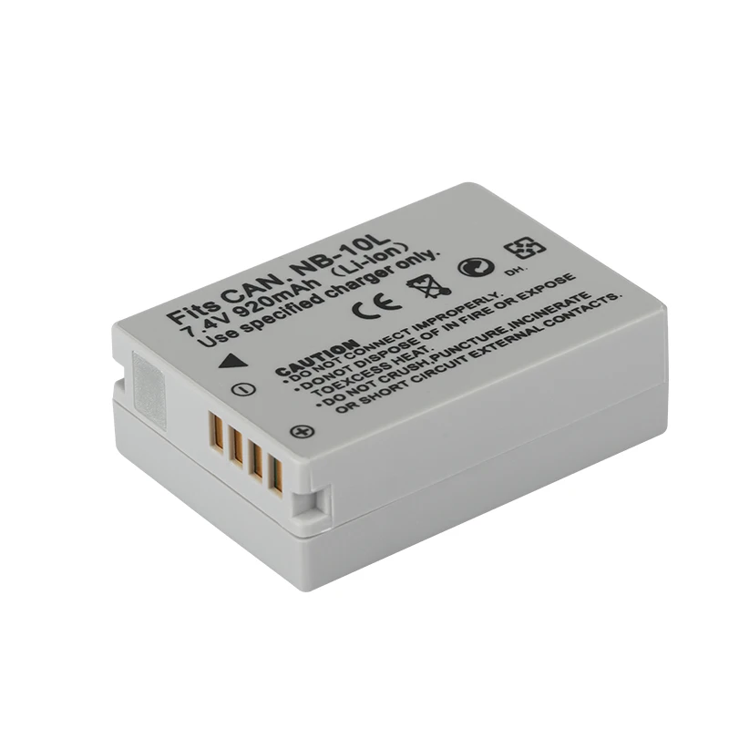 DINTO 2 шт. NB 10L NB10L 920 мА/ч Перезаряжаемые Камера Батарея для Canon G1X G15 G16 SX40HS SX50HS SX60HS SX40
