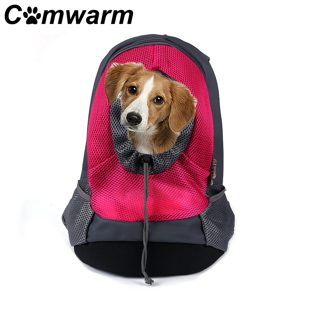 Comwarm Pet Dog Cat Travel Carrier Breathable Backpack Bag Front for