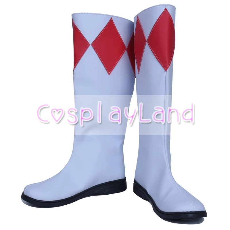 Ranger Prince Geki Red Cosplay Boots Shoes Movie Party Cosplay Boots Custom Made for Men Shoes