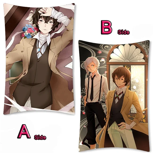 Аниме Банго бродячие собаки дазай Осаму Nakajima Atsushi Dakimakura обнимающий чехол для подушки для тела, наволочка для подушки, наволочка, 2WAY 35x55cm - Цвет: 05
