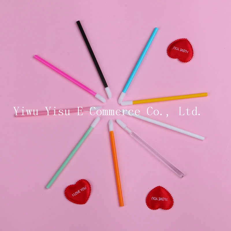 500 шт. одноразовые красочные Кисти для губ|makeup tool|makeup eyelinermakeup black |