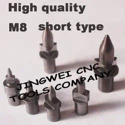 Высокое качество Вольфрам карбида дрель плоским поток короткие типа M8 плоская форма дрель