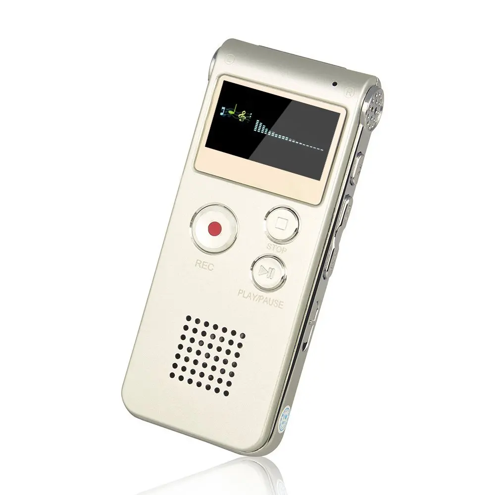 (1set)Mini Digital Voice Recorder pen Dictaphone 8GB HD Noise Intelligent Recording Voice Activated Digital Audio Recorder