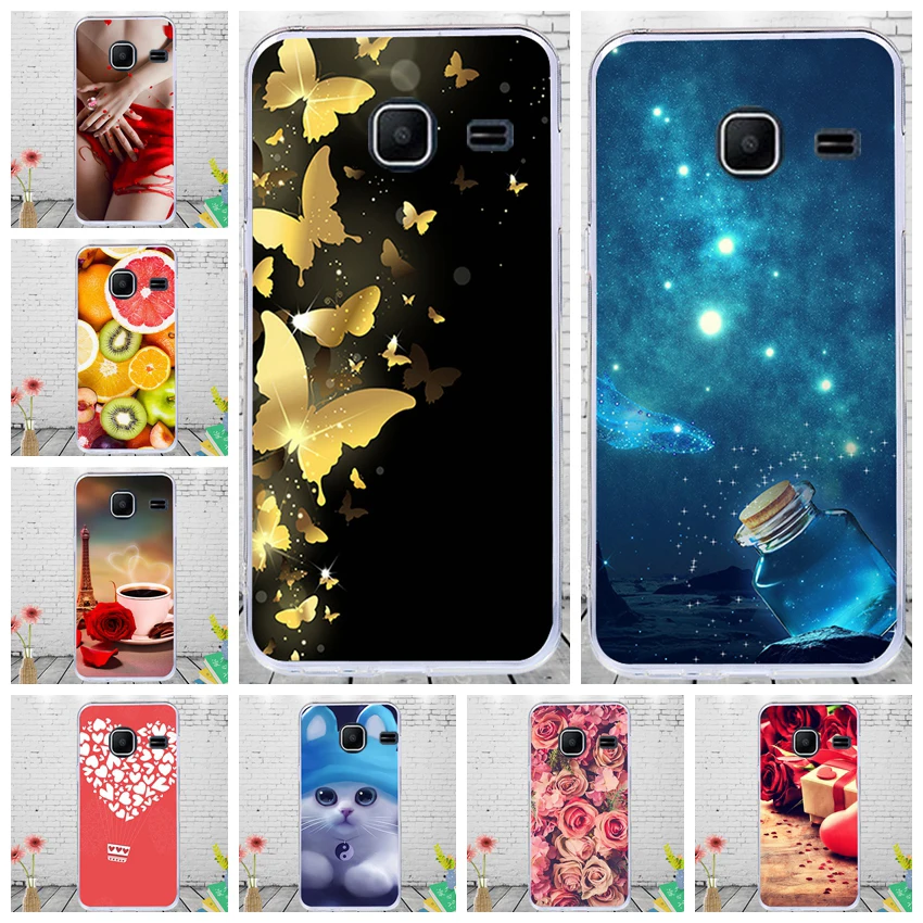 J&ampR Pattern Silicone Phone Cover For Samsung Galaxy J1 mini J106F SM-J106F/DS SM-J106H/DS 4.0&quot J1Mini Prime Cases |