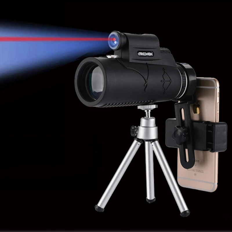 

Night vision 50X Zoom Mobile Phone lense Telescope Monocular 50x60 Powerful Laser Flashlight For Smartphones phone Camera lenses