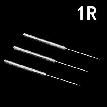 

100pcs 1R Biotouch Merlin Tattoo Needles 100 pcs needle tip For Permanent Makeup Eyebrow Lip Designs Deluxe Merlin Machine
