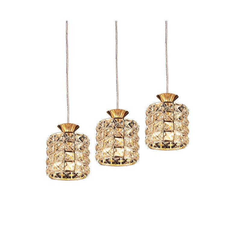 European Style Crystal Pendant Lights For Dining Room