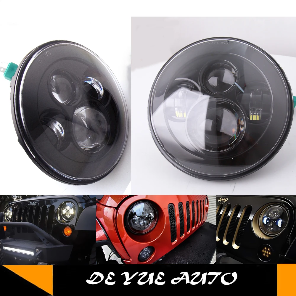 Popular in American and Europe marker 75w led driving light 7 inch car