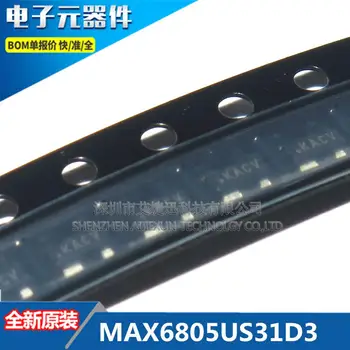 

5PCS 100% New and original MAX6805US31D3 SOT143 4-Pin Low-Power uP Reset Circuits with Manual Reset in stock