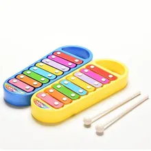 WSM обучения Образование Симпатичные 8-Примечание Ксилофоны дошкольного малышей игрушки Музыкальные инструменты для детей