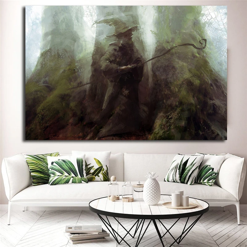 Us 5 64 6 Off Lord Of The Rings Mirkwood Elf Lotr Hobbit Canvas Painting Print Living Room Home Decor Modern Wall Art Oil Painting Poster Hd In