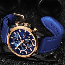 Мужские часы 2019 LIGE Мужские кварцевые мужские наручные часы лучший бренд класса люкс Reloj Hombres кожаные Наручные часы с календарем + подарок