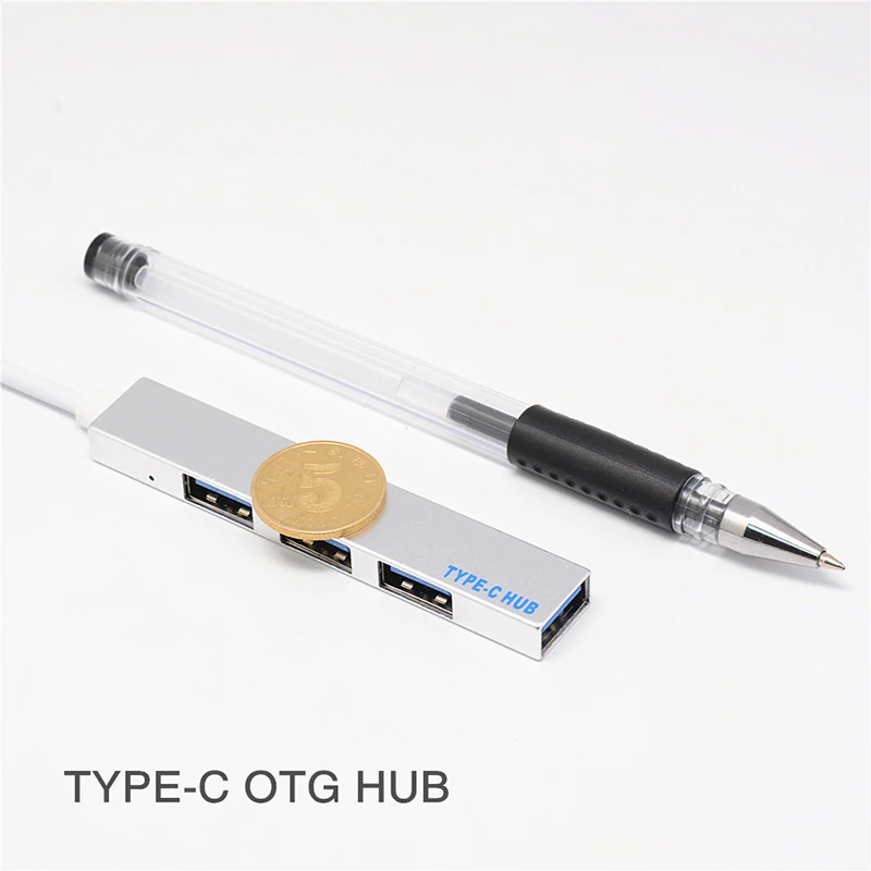 Разветвитель переходник с 4 портами USB Type C и 3 0|USB-хабы| |