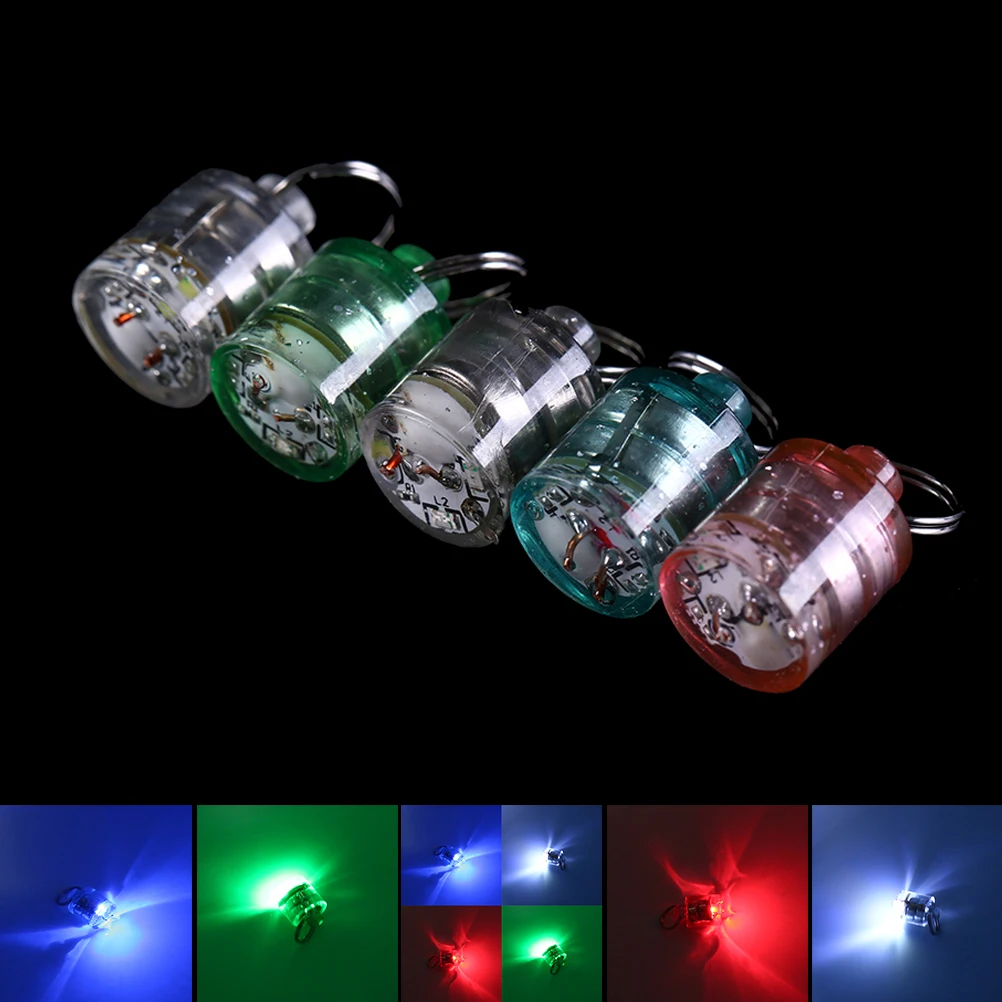 5 Color Underwater Fish Attraction Lamp Lure LED Flashing Fishing Light