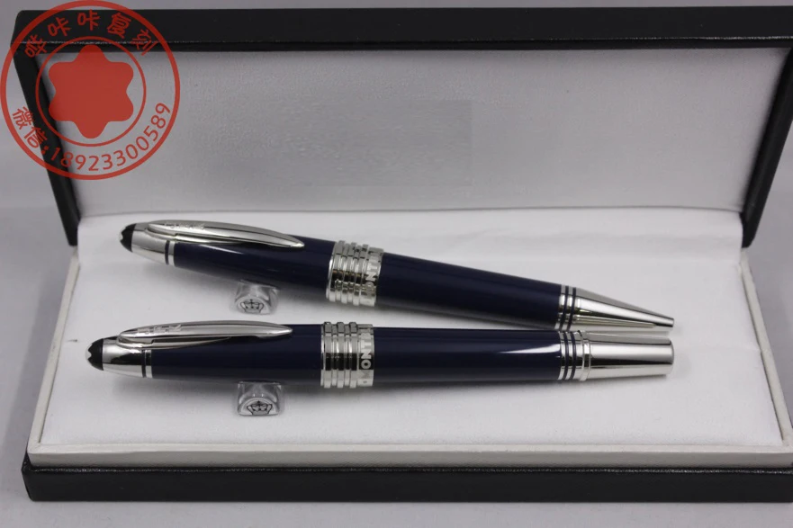 

Wakaka Mon Limited Writers Edition John F Kennedy Special Edition Blue Blanc ink Rollerball Ballpoint Fountain Pen 111047