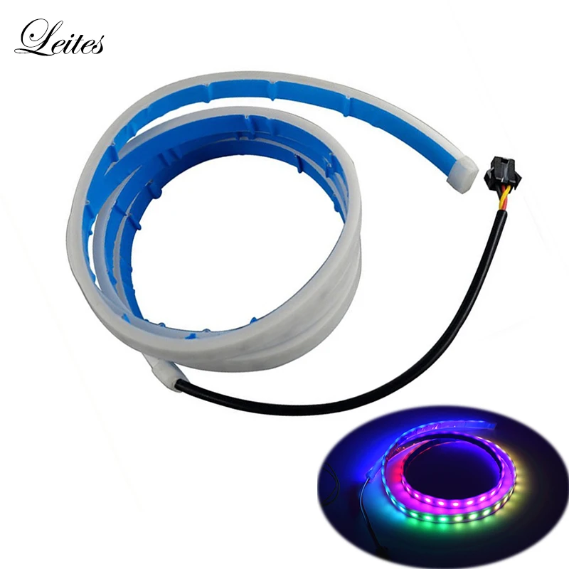 1 комплект 120 см RGB светодиодный ленточный светильник задний багажник фонарь