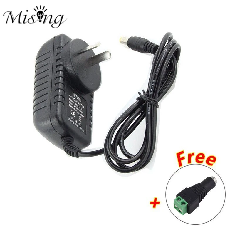 

Mising 2A 24W Light Transfomer Lamp Power Adapter AC100-240V DC12V Lamp Charger With US UK EUP AUS Plug