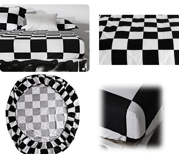 

Fitted Sheet 1Pcs Mattress Cover Printing Bedding Linens Bed Sheet With Elastic Band Double Queen Size zebra Bedsheet 160X20045