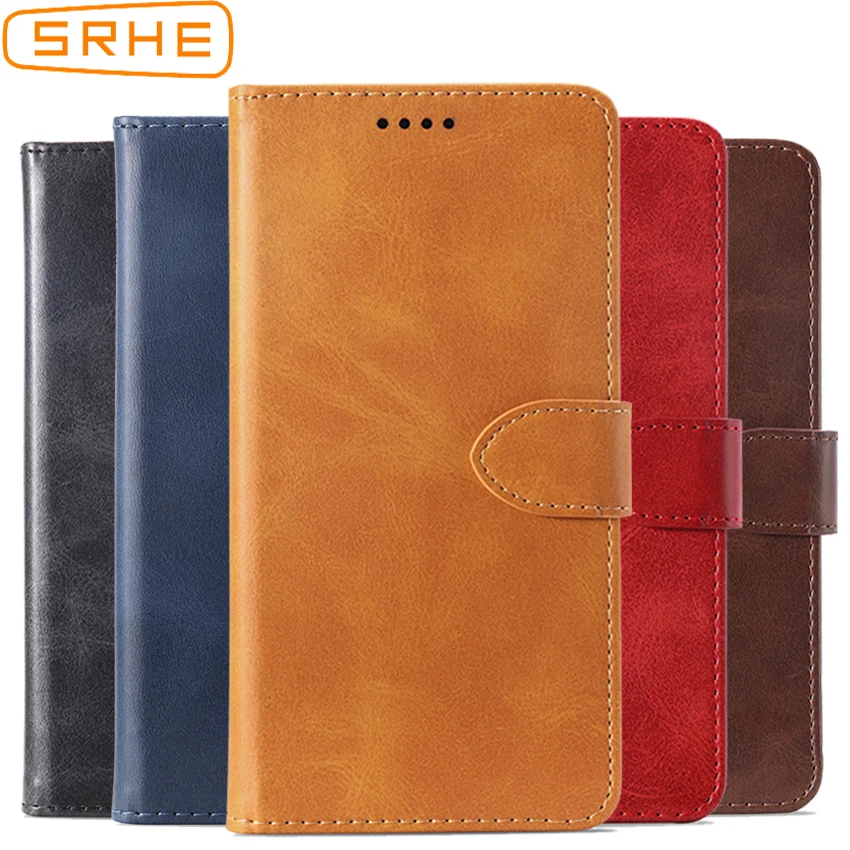 

SRHE Flip Cover For OnePlus 7 Pro Case Leather Silicone With Magnet Wallet Case For OnePlus 7 OnePlus7 Pro Phone Cover